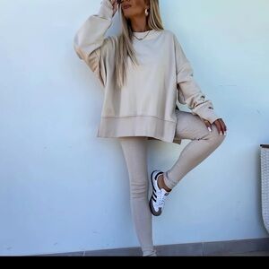 Amazon Matching Legging Set w/ Oversized Sweatshirt